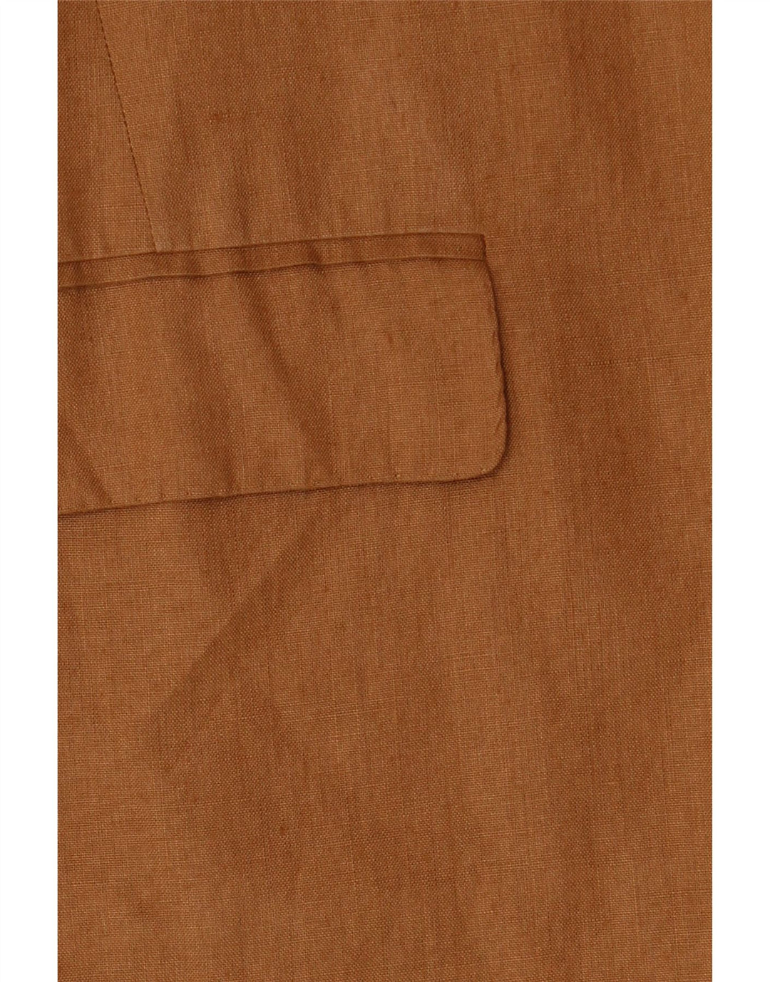 Damska marynarka zapinana na 1 guzik Max Mara UK 14, duża, brązowa lniana