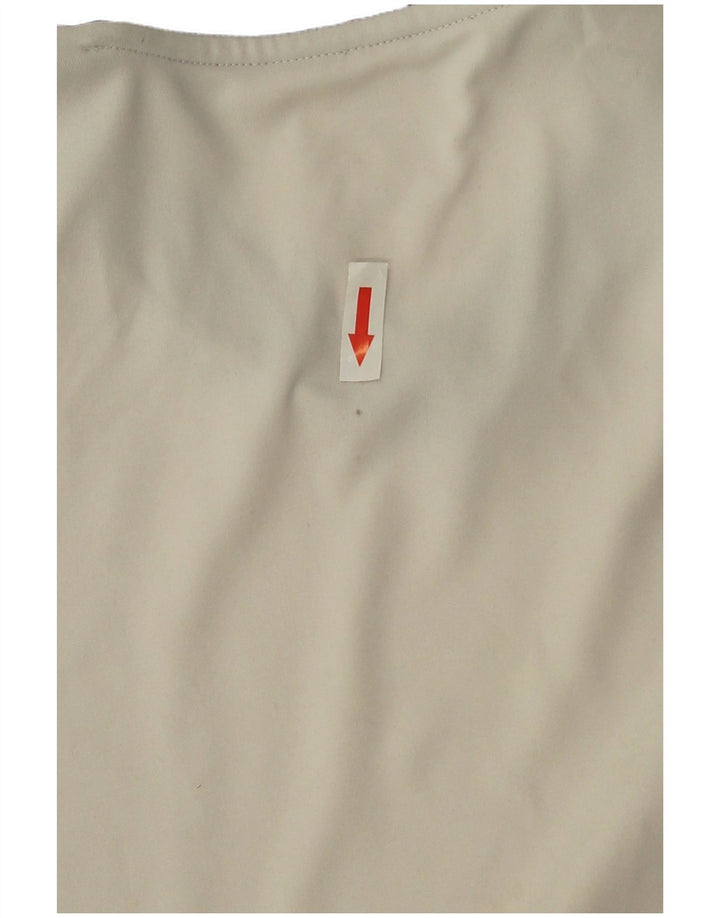 Adidas Męska koszulka Top Medium Off White Poliester Sports