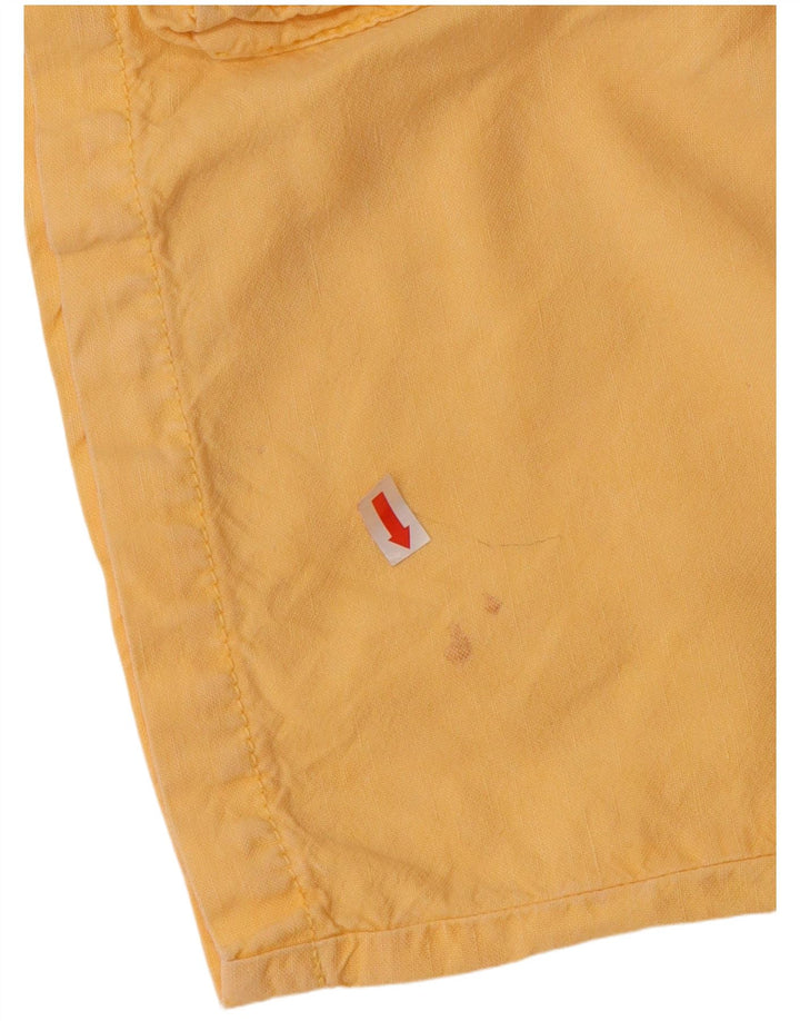 BROOKSFIELD Mens Cargo Shorts IT 50 Large W34  Yellow