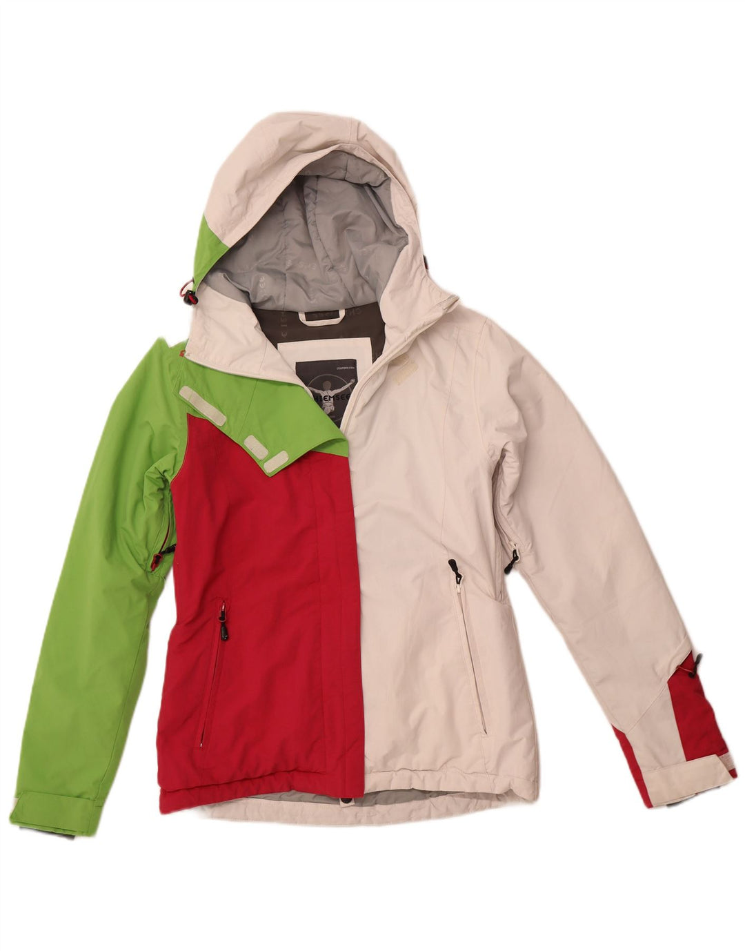 Damska kurtka wiatrówka z kapturem CHIEMSEE UK 6 XS w kolorze białym