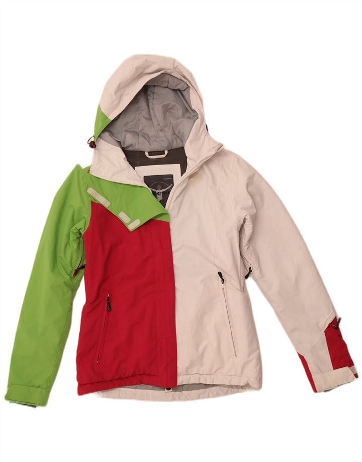 Damska kurtka wiatrówka z kapturem CHIEMSEE UK 6 XS w kolorze białym