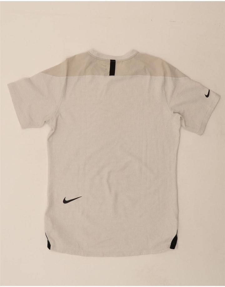 NIKE Mens T-Shirt Top Large Off White Colourblock Vintage Nike and Second-Hand Nike from Messina Hembry 