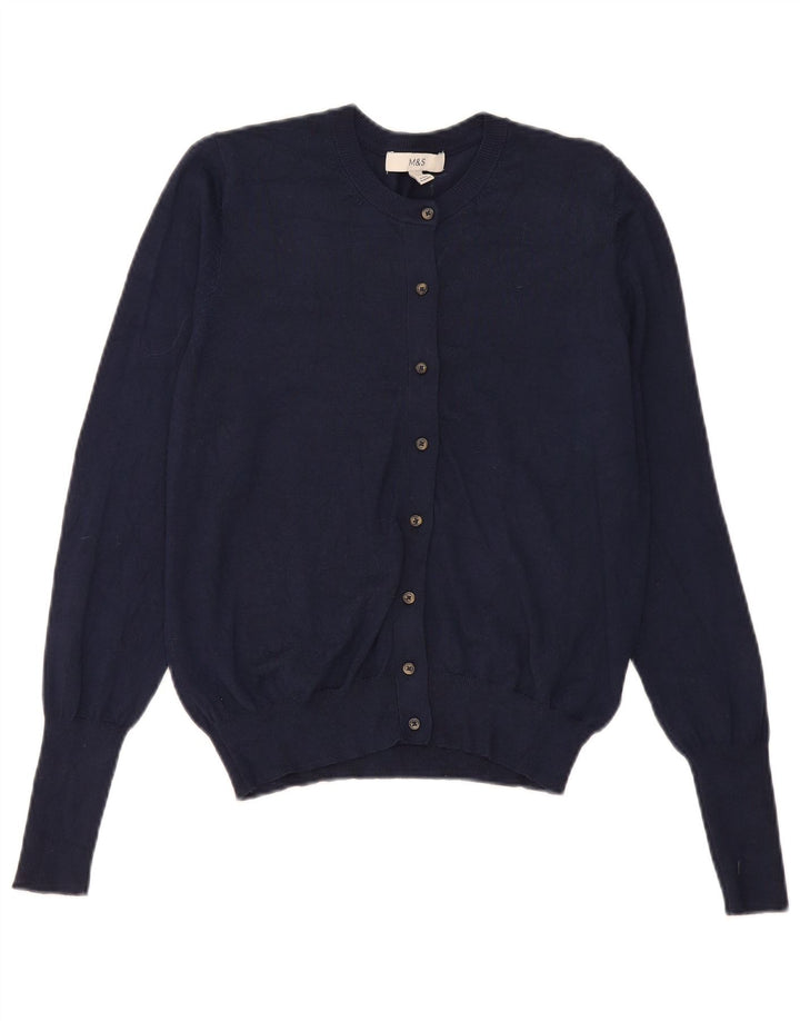 Sweter damski Marks & Spencer UK 12, średni granatowy, wiskoza