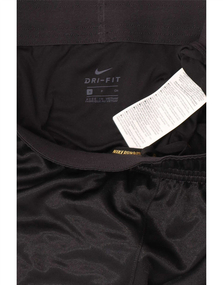 Damskie spodenki sportowe Nike Dri Fit UK 10, małe, czarne, poliestrowe