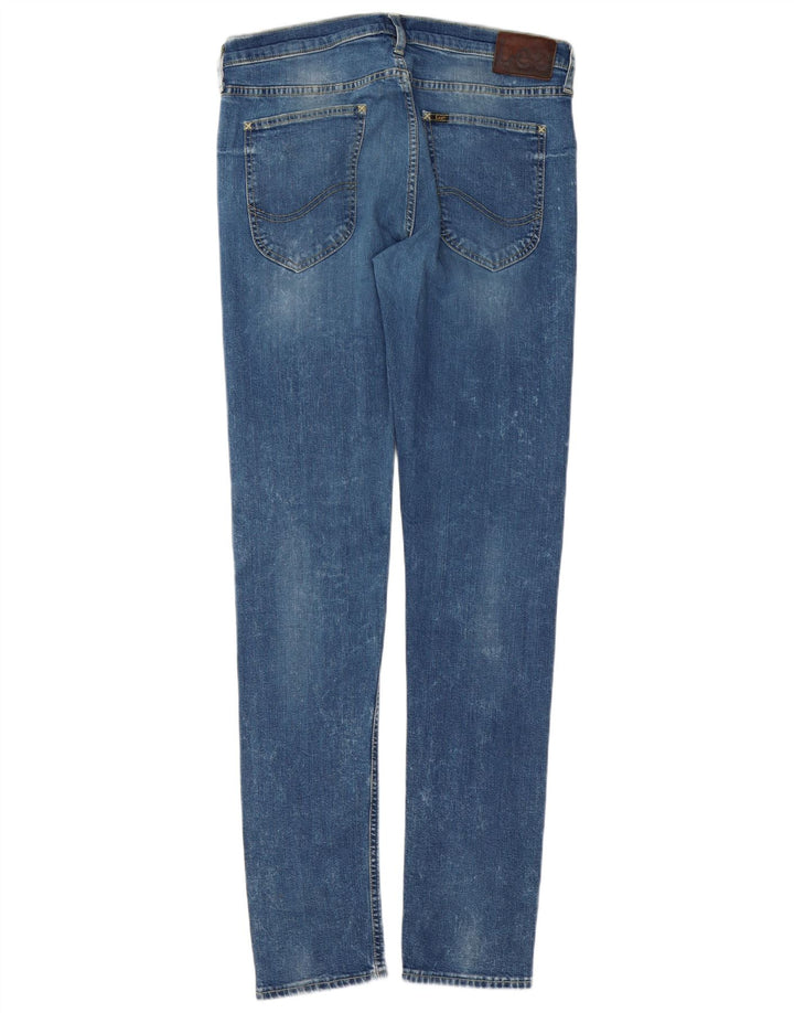 Lee Męskie Luke Slim Jeans W34 L34 Niebieskie bawełniane