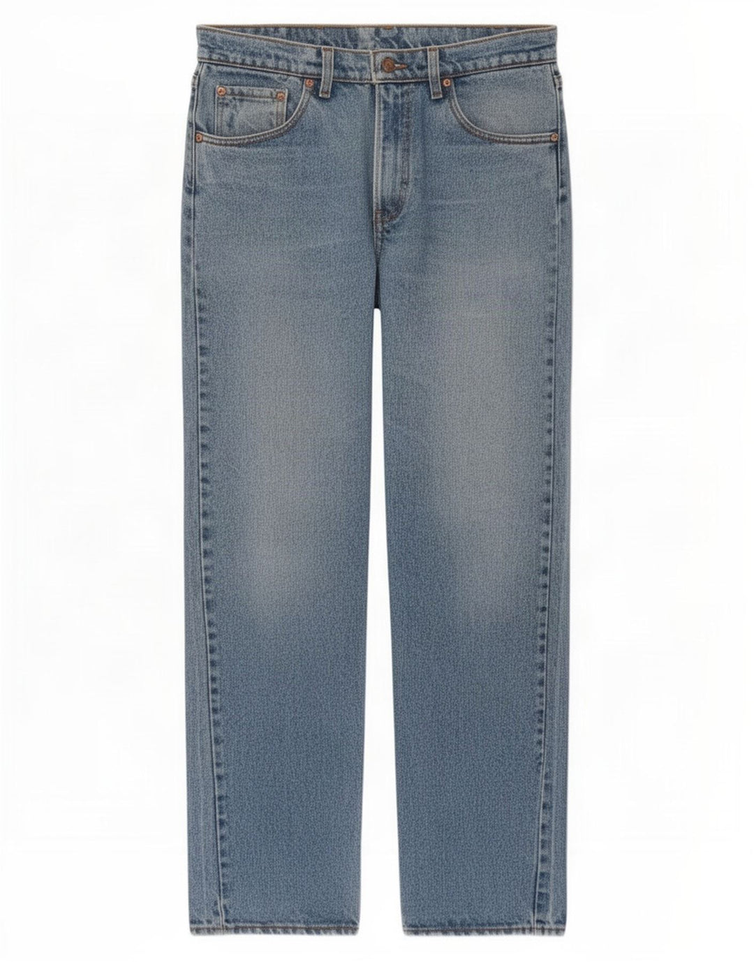 Męskie jeansy Levi's 565 Straight W34 L32 Niebieskie bawełniane