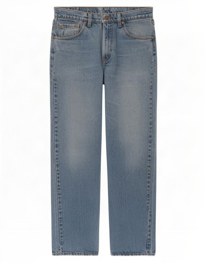 Męskie jeansy Levi's 565 Straight W34 L32 Niebieskie bawełniane