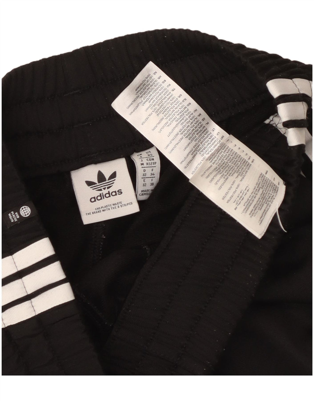 Damskie spodenki sportowe Adidas UK 6 XS, czarny poliester
