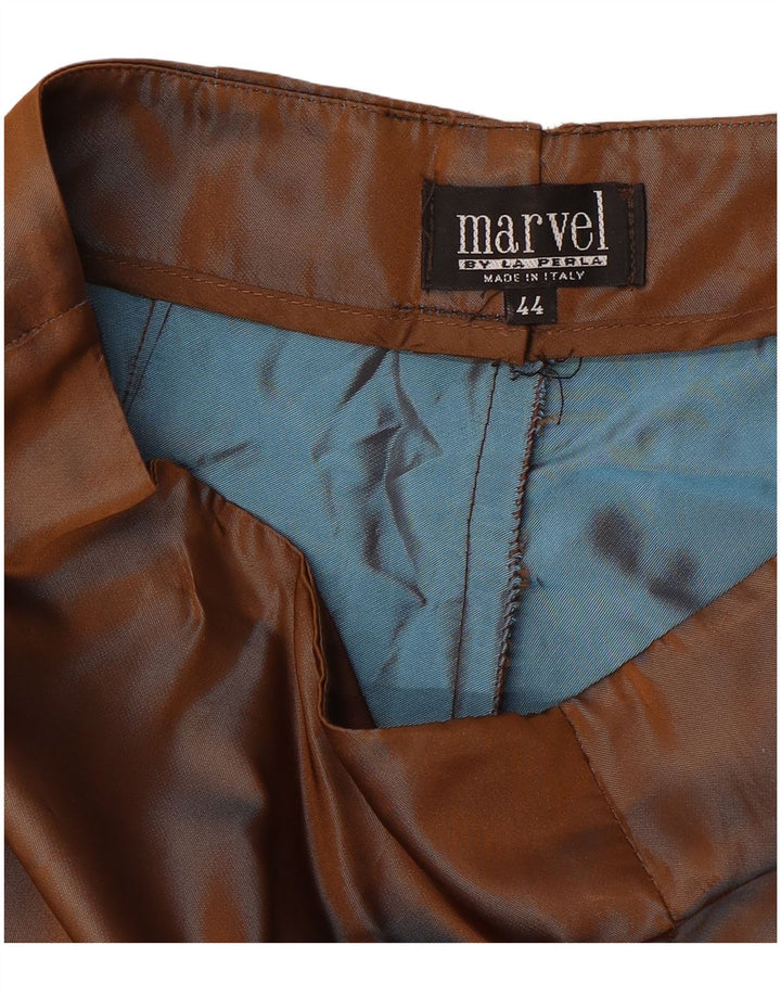 Damskie spodnie typu casual LA PERLA Marvel Straight IT 44 Medium W28 L28 Brown