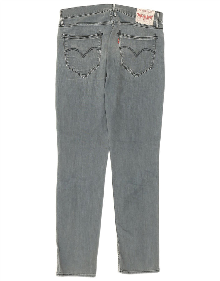 Męskie jeansy Levi's W33 L34 Szara bawełna