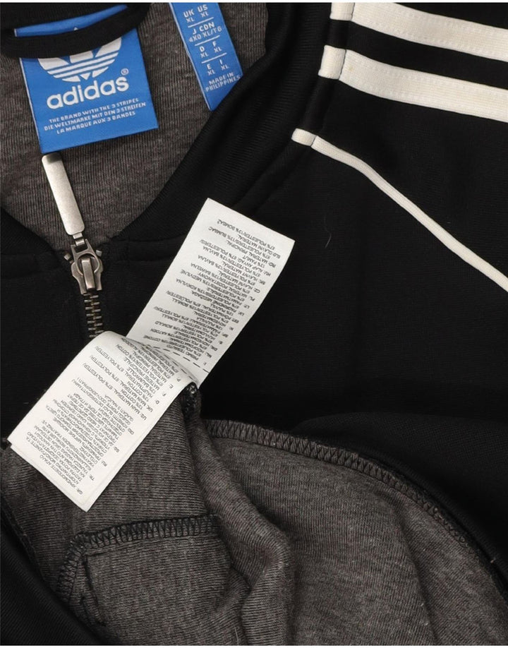 Adidas Męska bluza dresowa XL Czarny poliester
