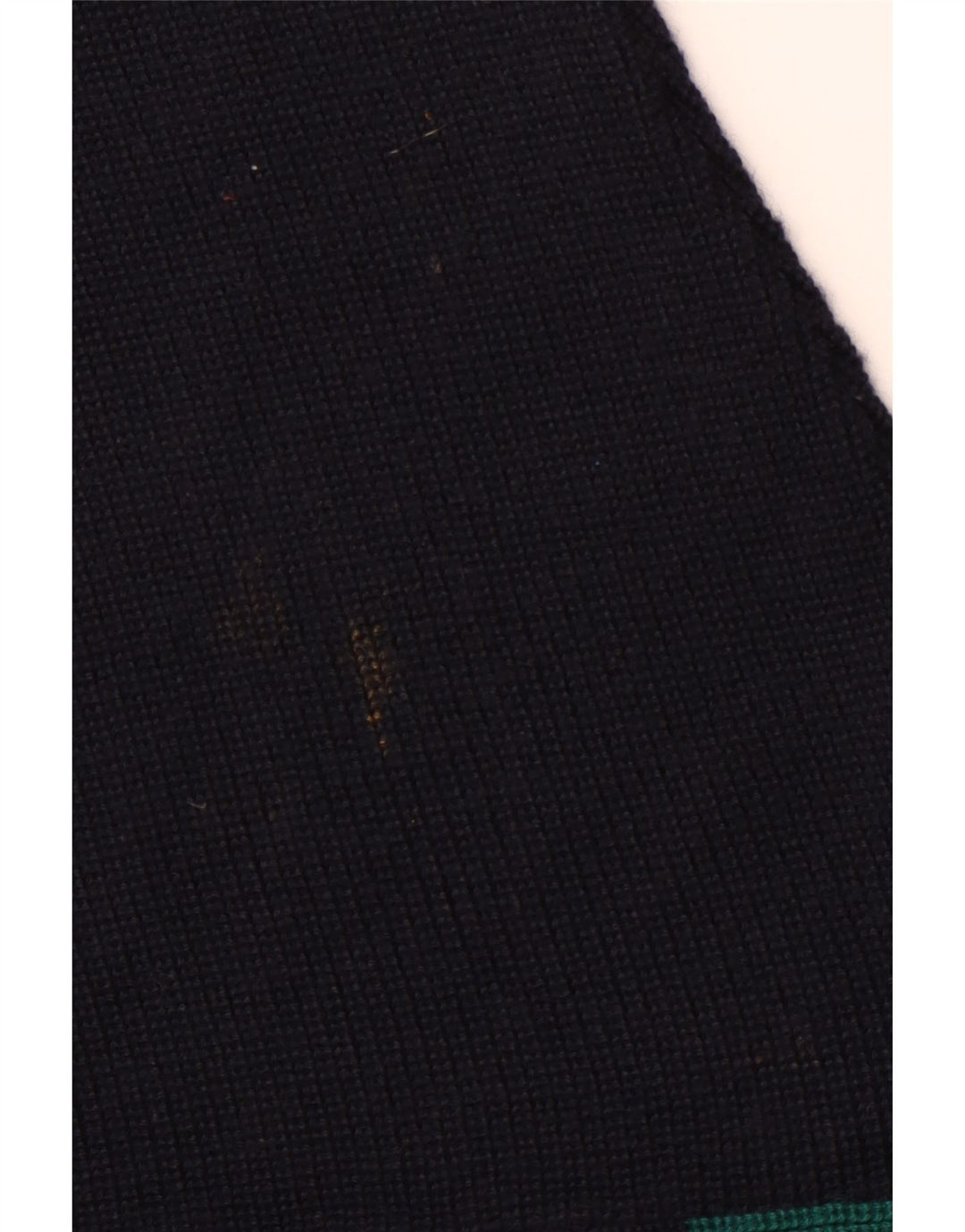 VINTAGE Męski sweter z dekoltem w łódkę XL Granatowy, wełniany blok kolorów