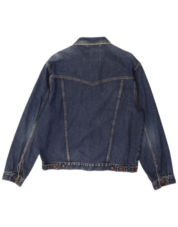 Męska kurtka dżinsowa Wrangler UK 40, duża, granatowa, bawełniana