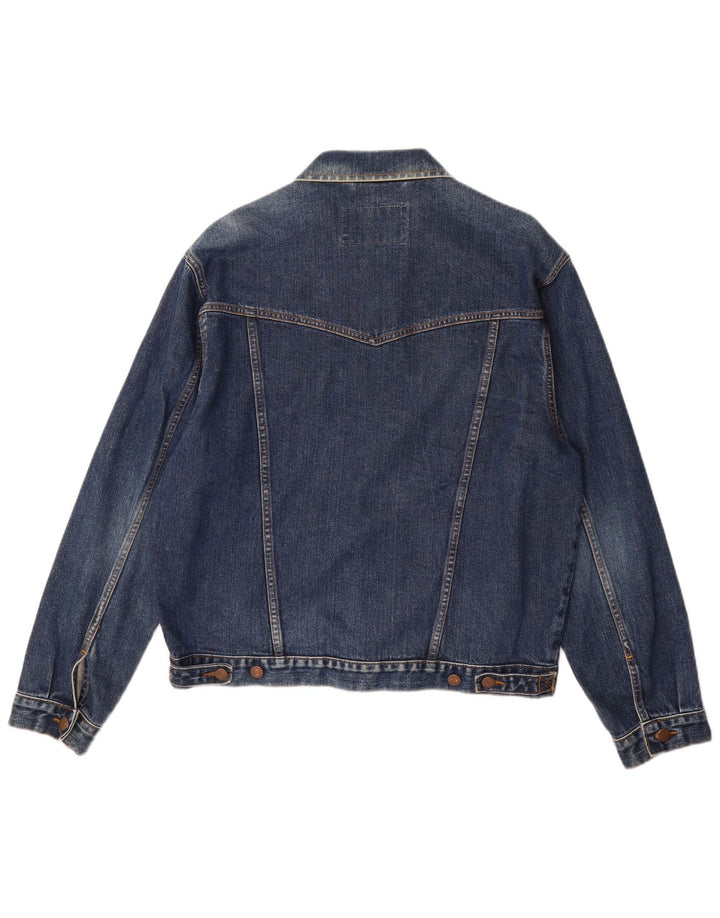 Męska kurtka dżinsowa Wrangler UK 40, duża, granatowa, bawełniana