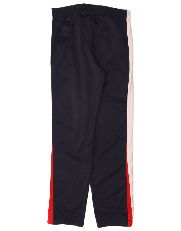 Męskie spodnie dresowe Champion, duże, granatowe, z poliestru w blokach kolorów