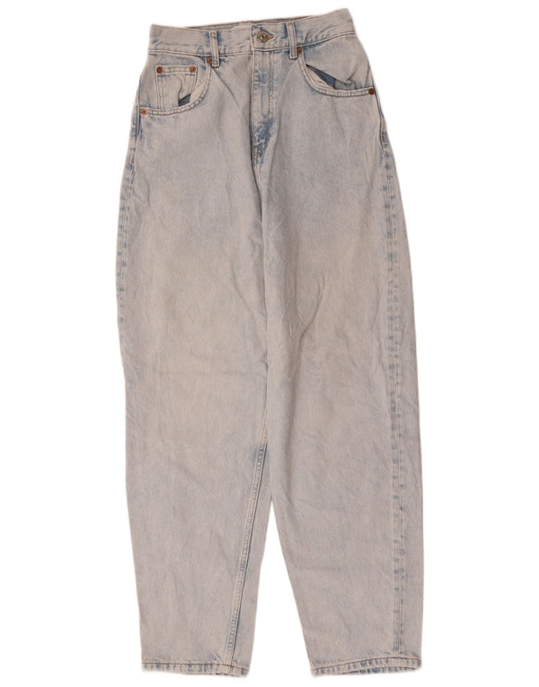 Damskie jeansy z wysokim stanem Zara EU 36 XS W26 L29 Niebieskie bawełniane