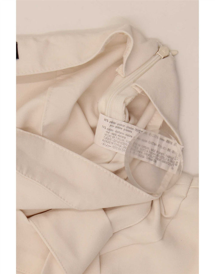 Skort damski Zara XS W24 Biały poliester