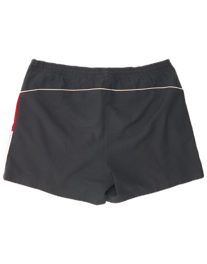 Męskie spodenki sportowe Adidas 2XL Szary blok kolorów