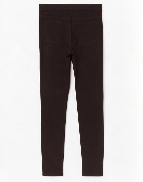 Marks & Spencer Damskie jeansy Jegging UK 12 Medium W30 L30 Czarna bawełna