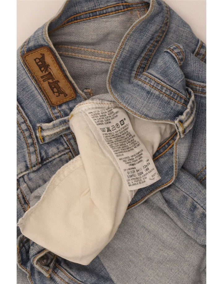 Damskie jeansy rozkloszowane Levi's W32 L30 Niebieskie bawełniane