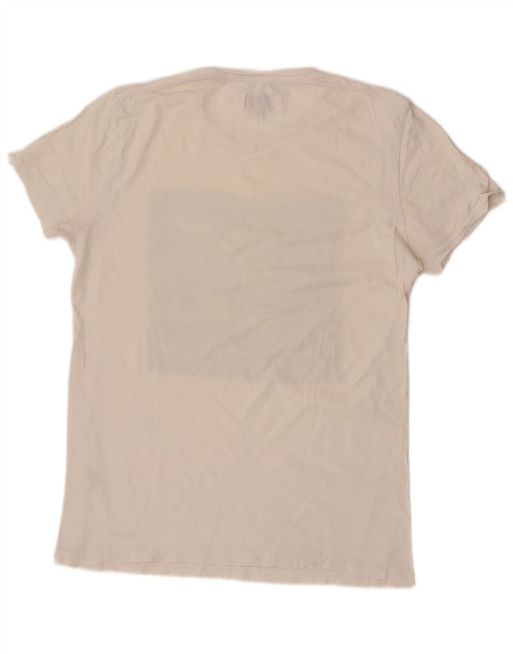 Męski T-shirt z grafiką Jack Wills, mały, biały, bawełniany