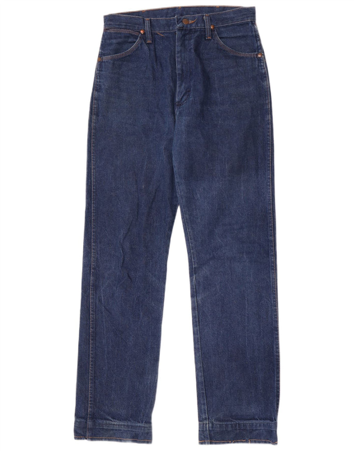Męskie proste dżinsy Wrangler W30 L33 niebieskie