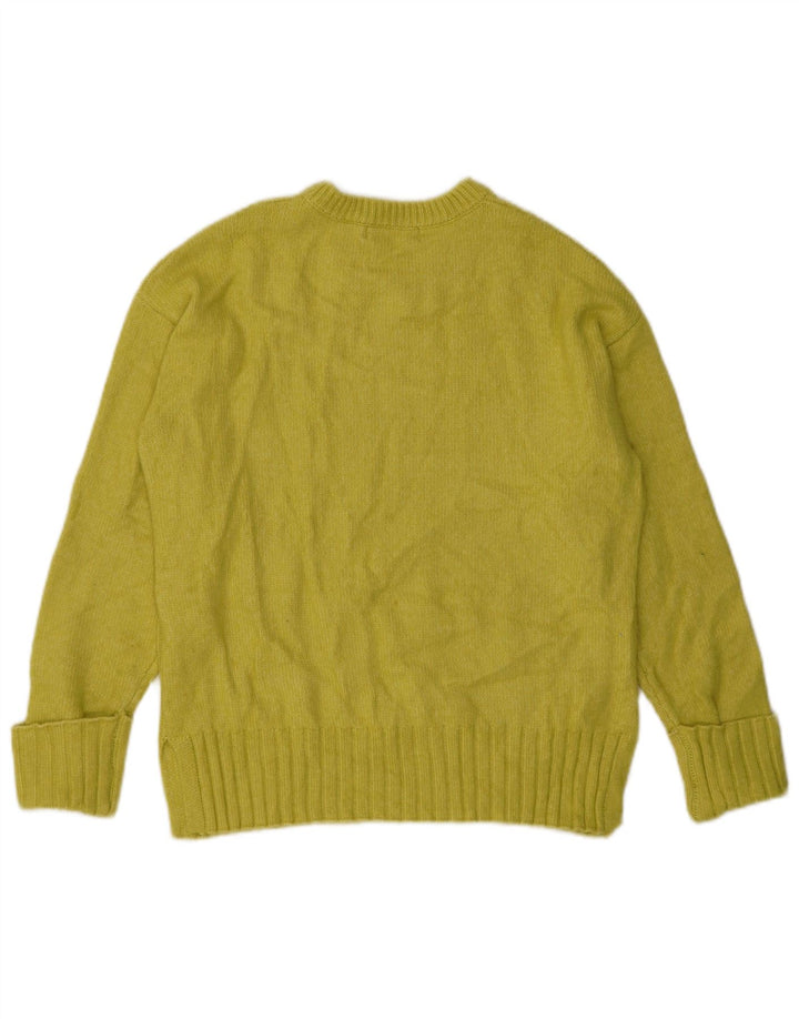 Sweter damski Marks & Spencer z okrągłym dekoltem, UK 14, średni żółty