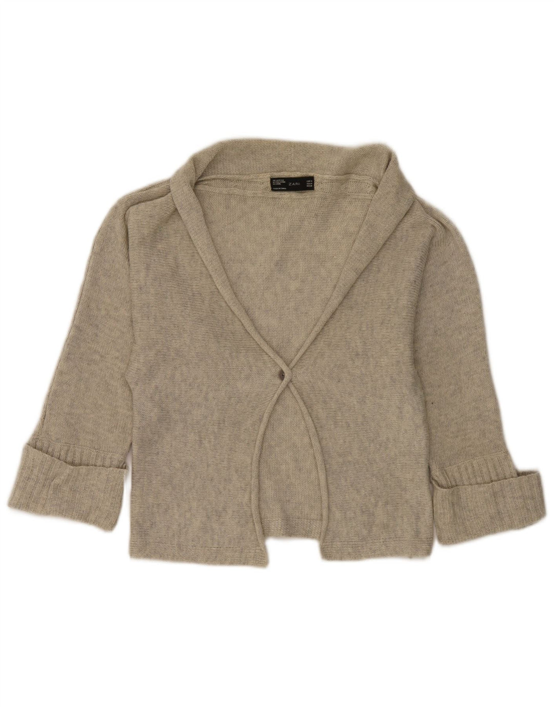 Sweter damski Zara Bolero UK 12 Średni szary nakrapiany