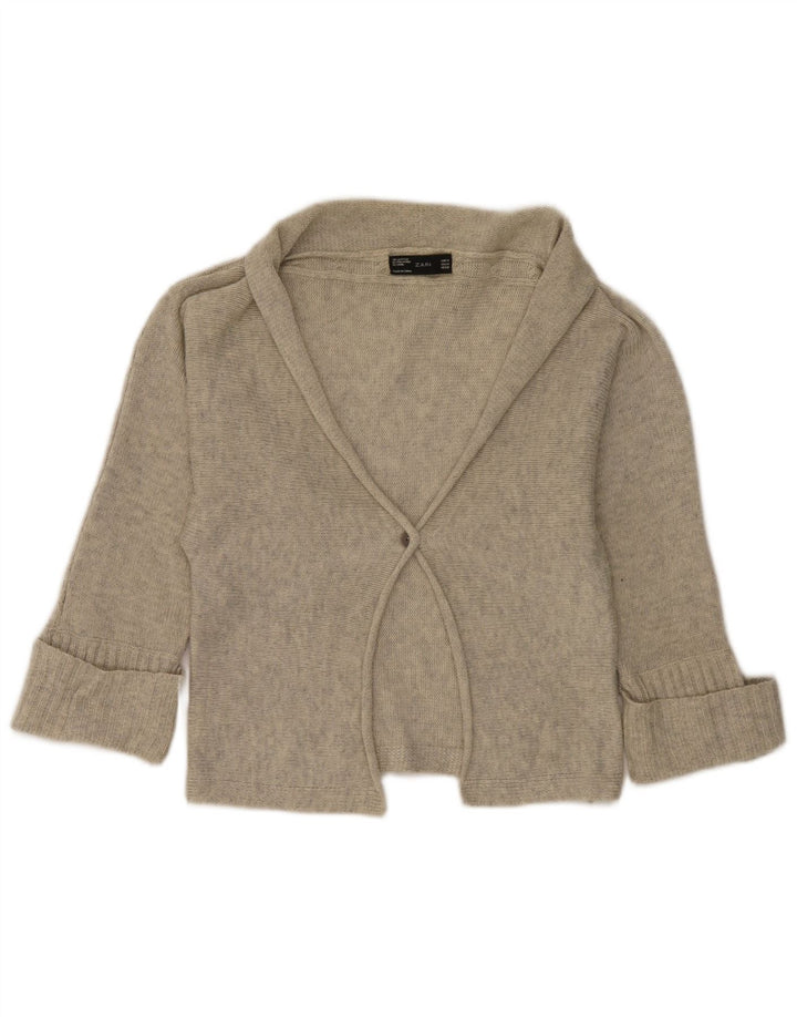 Sweter damski Zara Bolero UK 12 Średni szary nakrapiany