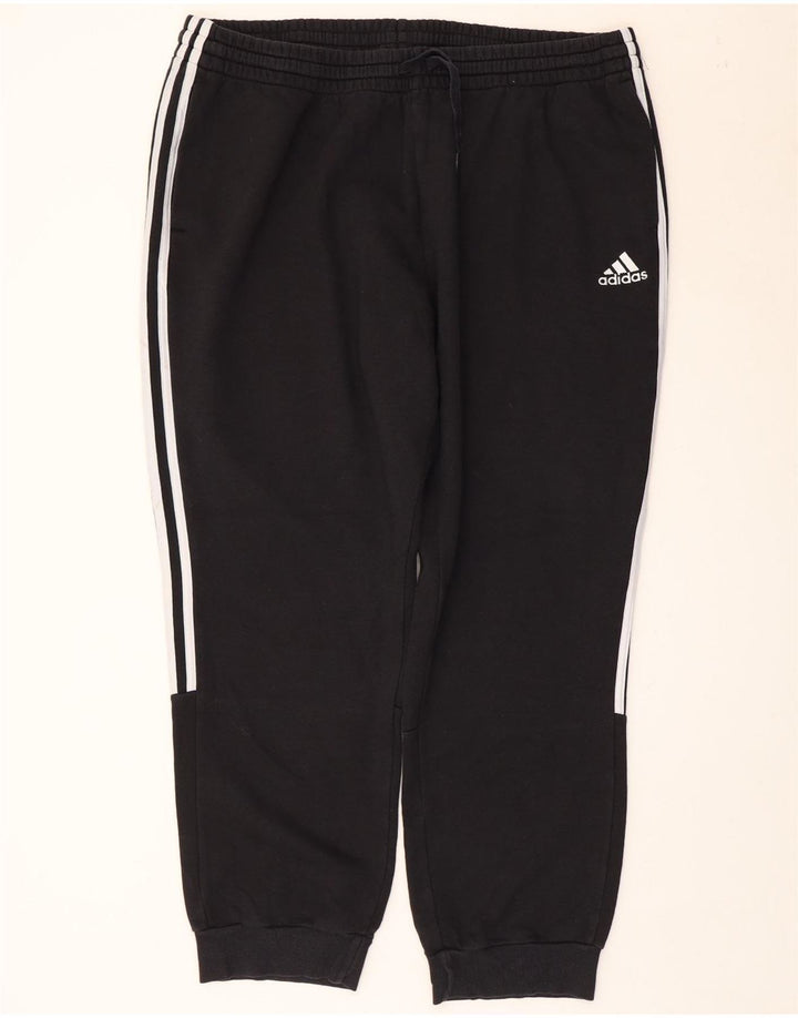 Adidas Męskie spodnie dresowe Joggery 2XL Czarna bawełna