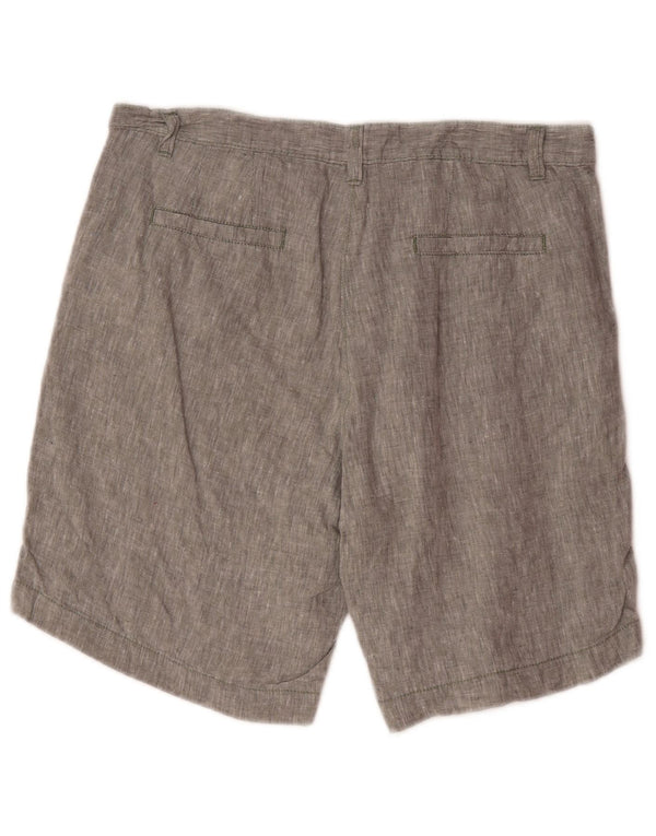 Damskie spodenki chino z wysokim stanem Dack's EU 44 XL W34, szare lniane