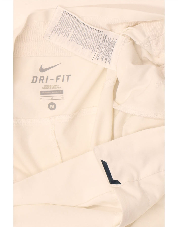 Męskie spodenki chino Nike Dri Fit, średnie W30, biały poliester