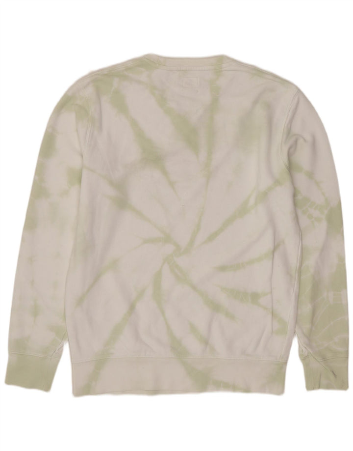 Męski standardowy sweter LEVI'S, mały, biały, z bawełny typu tie-dye