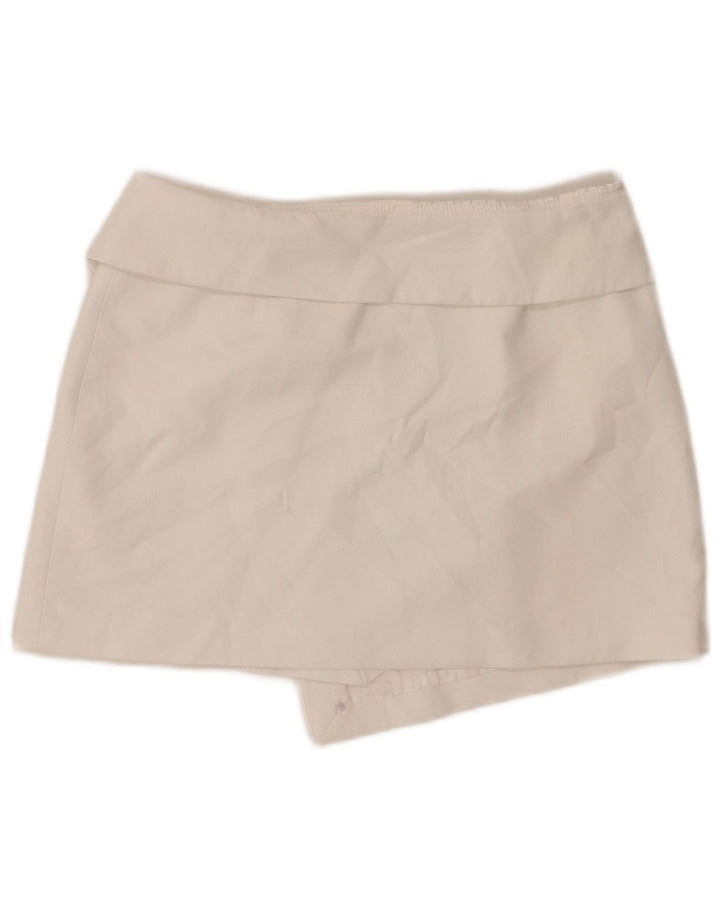 Spódnica mini zawijana damska Zara, średnia W28, biała