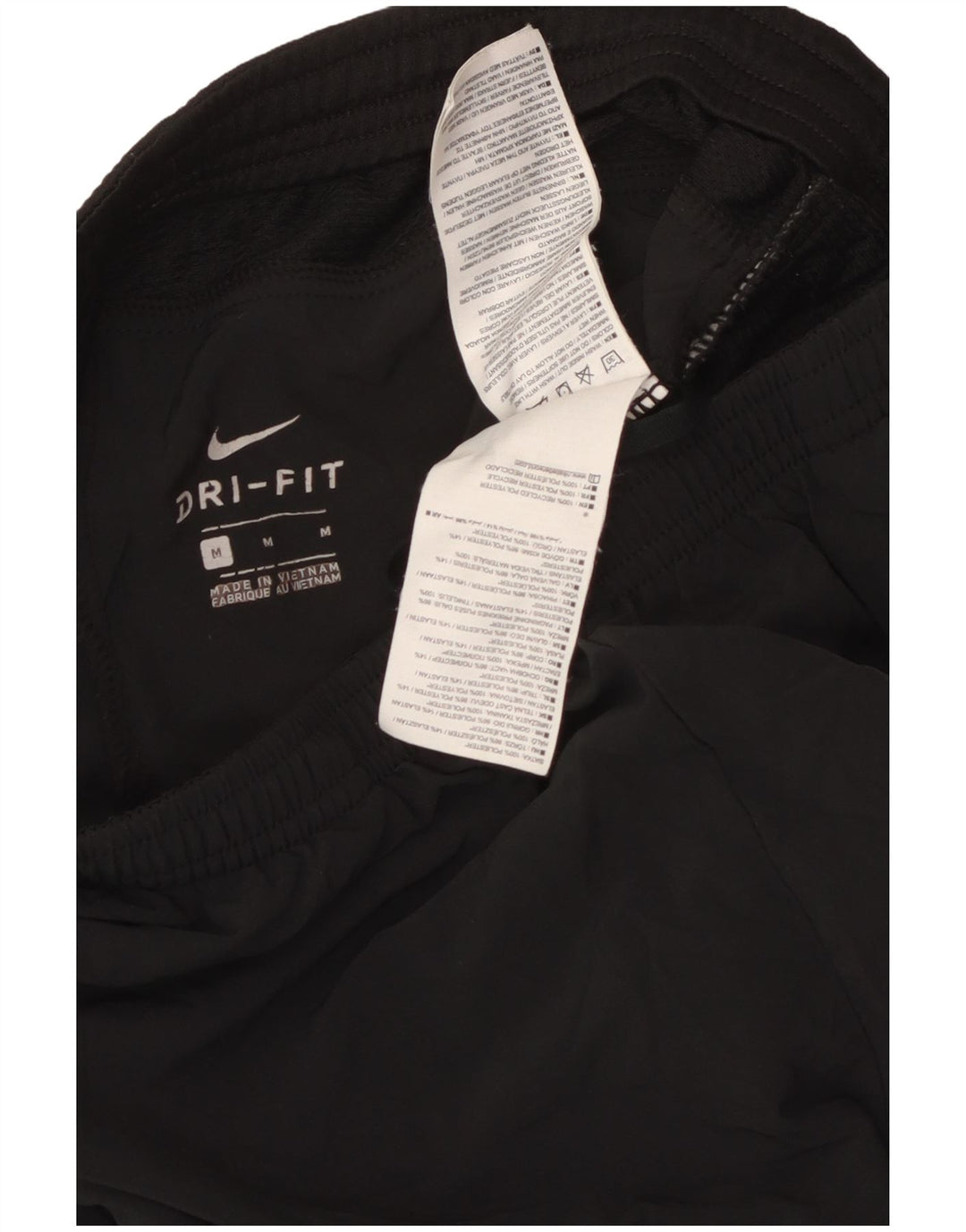 Męskie spodnie dresowe Nike Dri Fit Joggery, średni czarny poliester