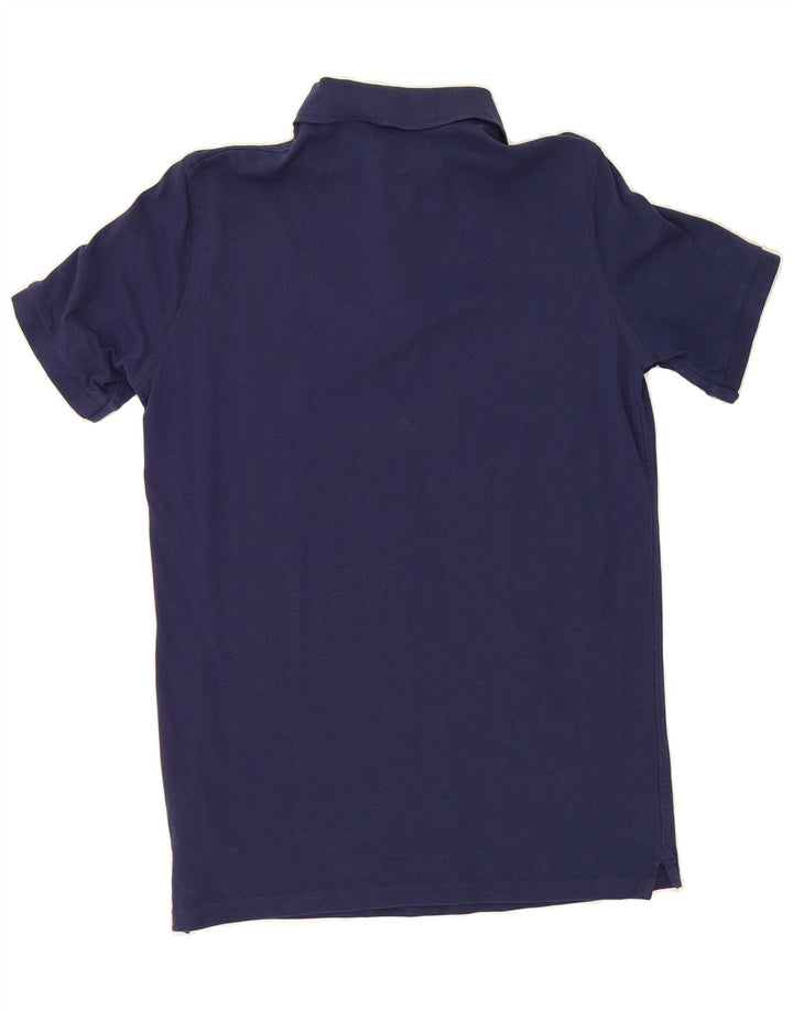GUTTERIDGE Mens Regular Fit Polo Shirt Large Navy Blue Cotton Vintage Gutteridge and Second-Hand Gutteridge from Messina Hembry 