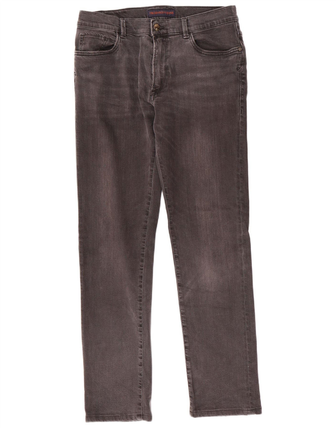 Męskie jeansy slim fit Trussardi W33 L31 szare