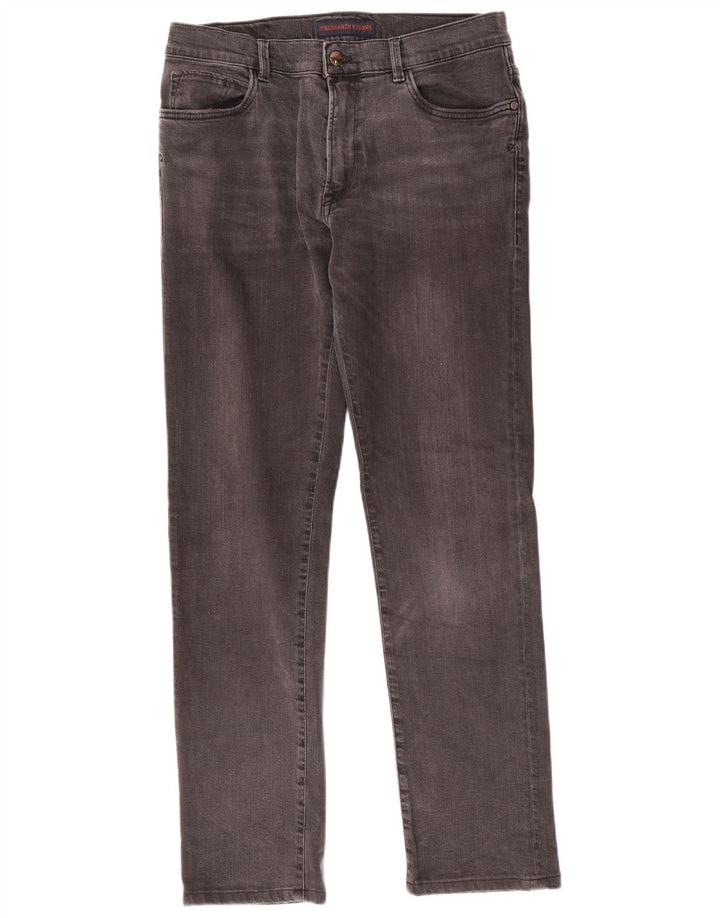 Męskie jeansy slim fit Trussardi W33 L31 szare
