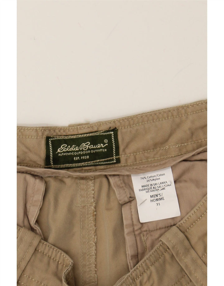 EDDIE BAUER Mens Chino Shorts W31 Medium Beige Cotton Vintage Eddie Bauer and Second-Hand Eddie Bauer from Messina Hembry 