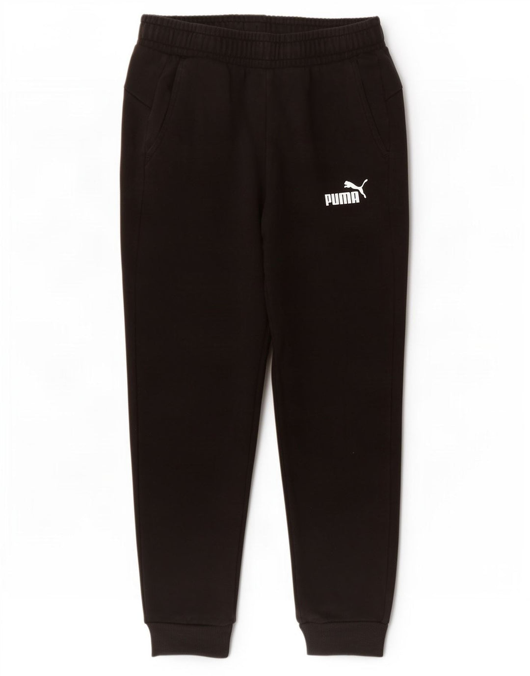 Męskie spodnie dresowe Puma Joggers, średnia czarna bawełna