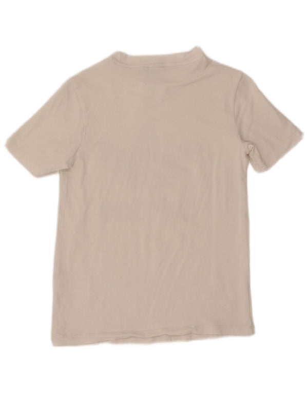 Damska koszulka graficzna Adidas Top UK 8 Small White Cotton