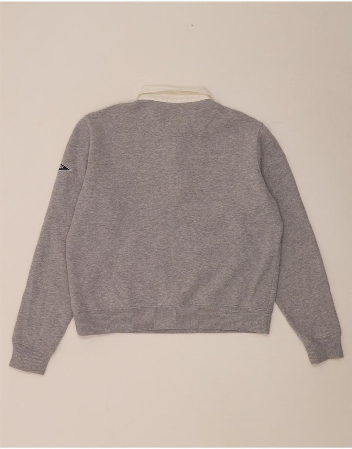 Damski sweter oversize Superdry z golfem UK 12, średni szary