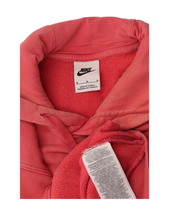 Damski sweter oversize z kapturem Nike UK 14, średni różowy, bawełniany