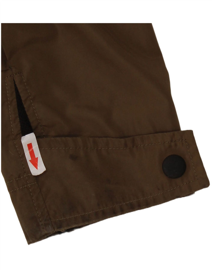 Damska kurtka przeciwdeszczowa z kapturem Superdry UK 14, duża, khaki, poliester