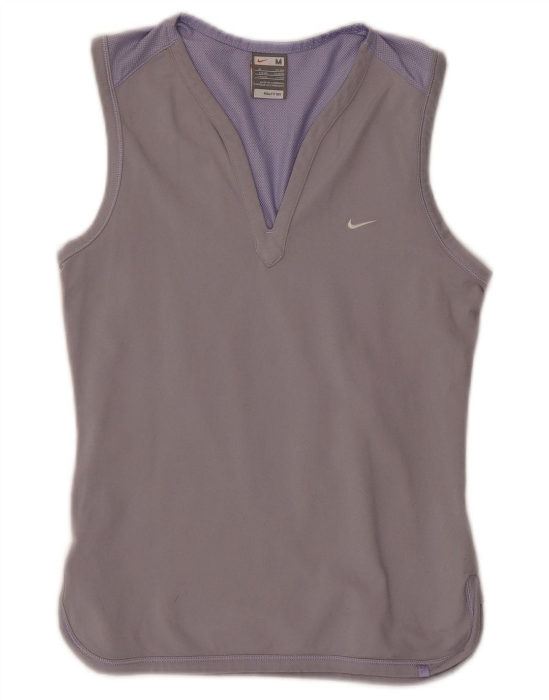 Damska kamizelka Nike Top UK 10/12 Średni fioletowy nylon