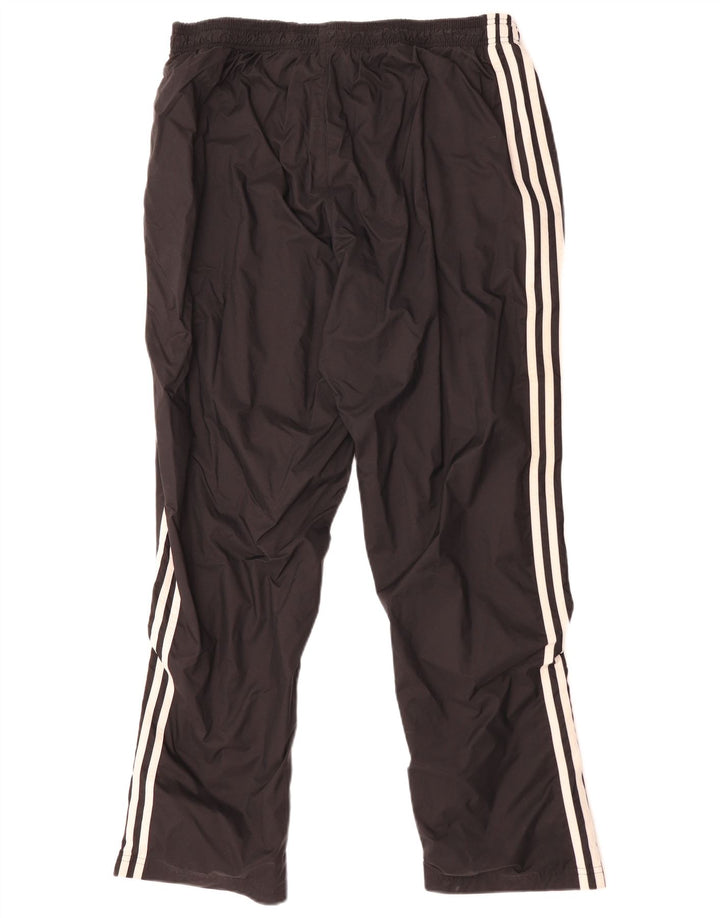 Męskie spodnie dresowe ADIDAS Climalite XL, czarny nylon