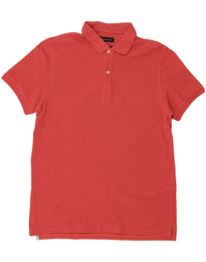 MASSIMO DUTTI Mens Polo Shirt Medium Red Vintage Massimo Dutti and Second-Hand Massimo Dutti from Messina Hembry 