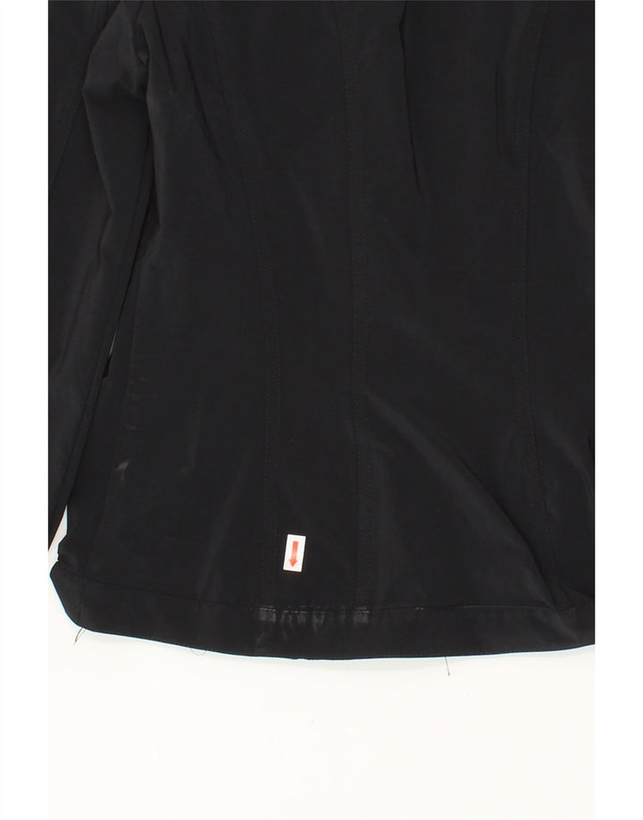 KAREN MILLEN Womens Blazer Jacket UK 14 Medium Black Polyamide Vintage Karen Millen and Second-Hand Karen Millen from Messina Hembry 