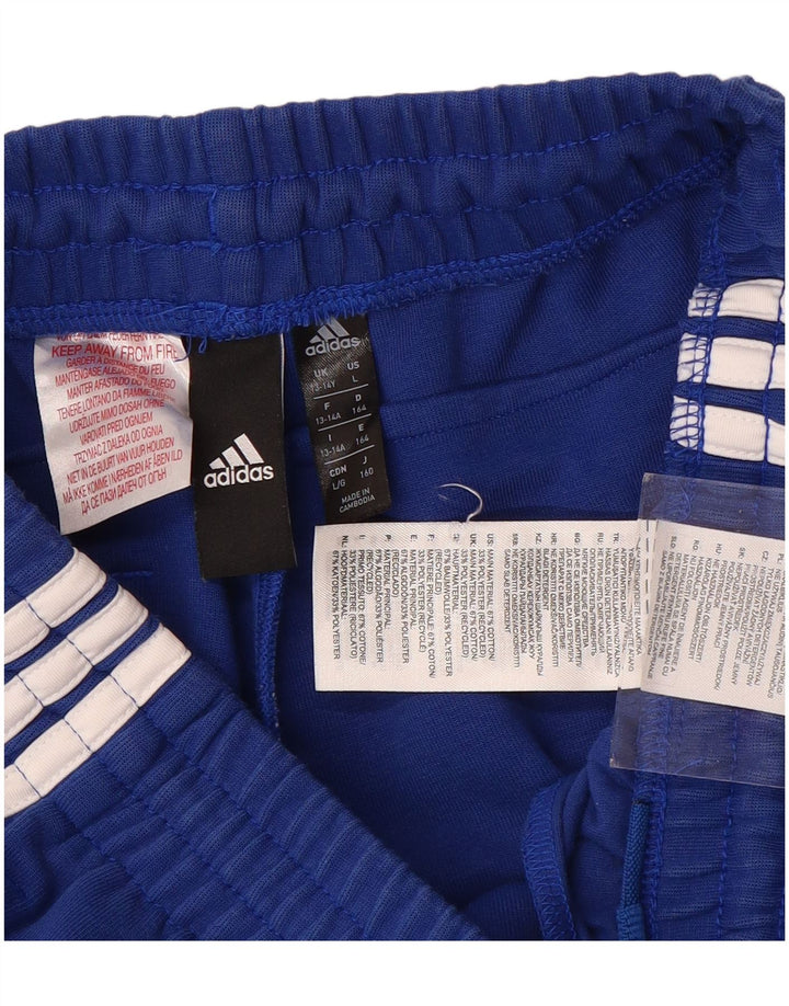 Chłopięce spodnie dresowe ADIDAS Joggers 13-14 lat, niebieska bawełna