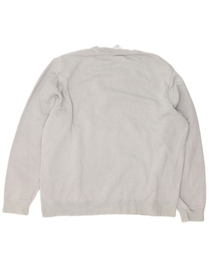 Męska bluza Nike z grafiką, duża, szara, bawełniana z blokami kolorów